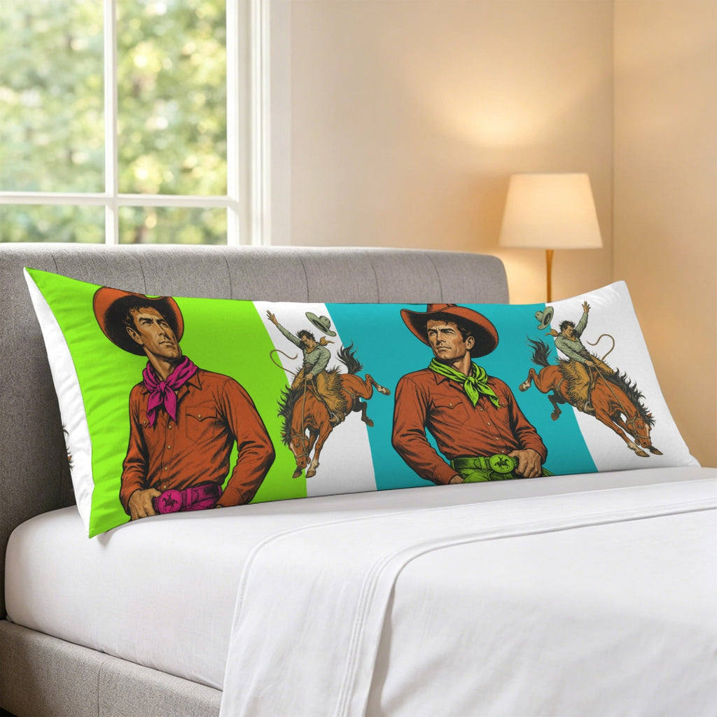 Baha Ranch The Last Roundup Bronc Rider Body Pillow Cover Made in America by Baha Ranch Western Wear - product image 5
