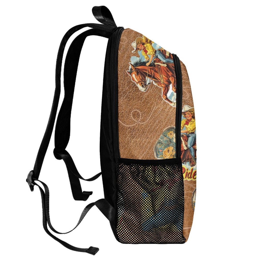 Baha Ranch Vintage Cowgirl Collage Backpack by Baha Ranch Western Wear - product image 6