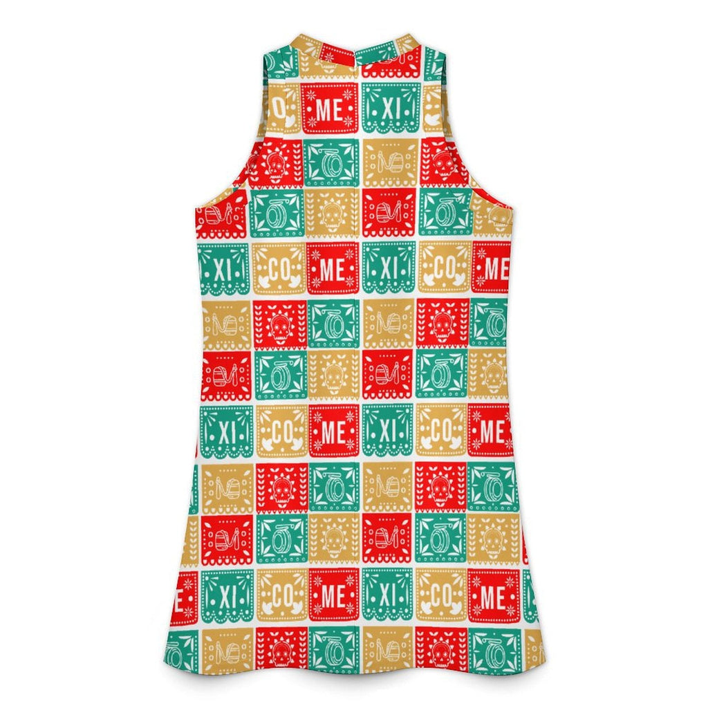 Baha Ranch Colores de Mexico Picado Sleeveless Mini Dress by Baha Ranch Western Wear - product image 2