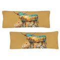 Baha Ranch Floral Longhorn Body Pillow Made in America by Baha Ranch Western Wear - product image 3