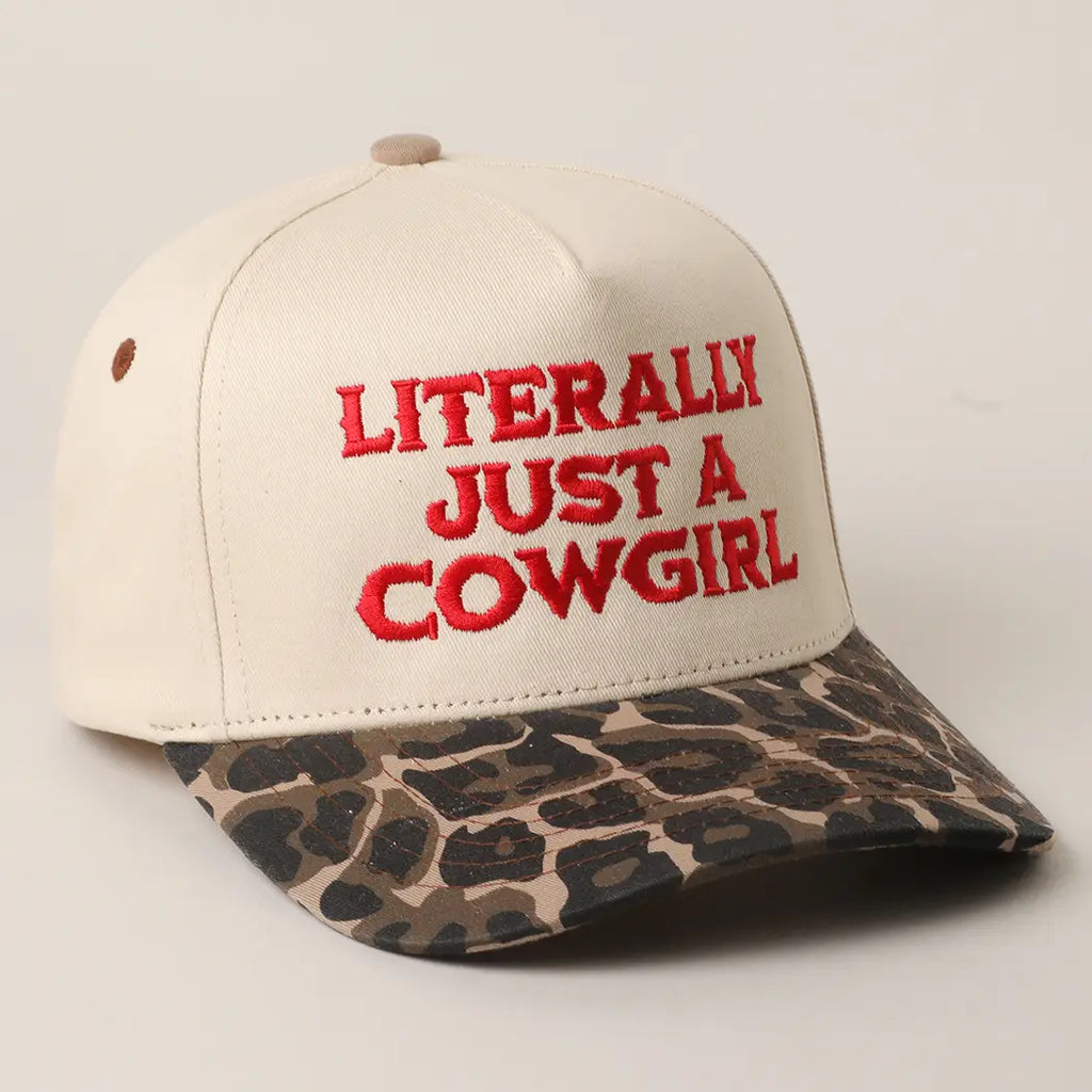 Literally Just A Cowgirl Trucker | Cap