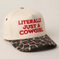 Literally Just A Cowgirl Trucker | Cap