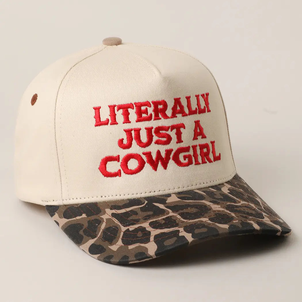 Literally Just A Cowgirl Trucker | Cap
