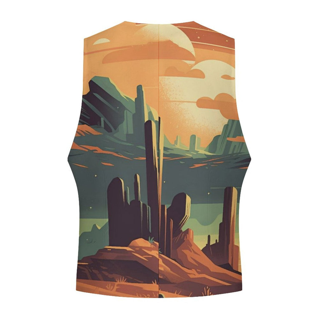 Baha Ranch Desert Canyon Men's Vest by Baha Ranch Western Wear - product image 3