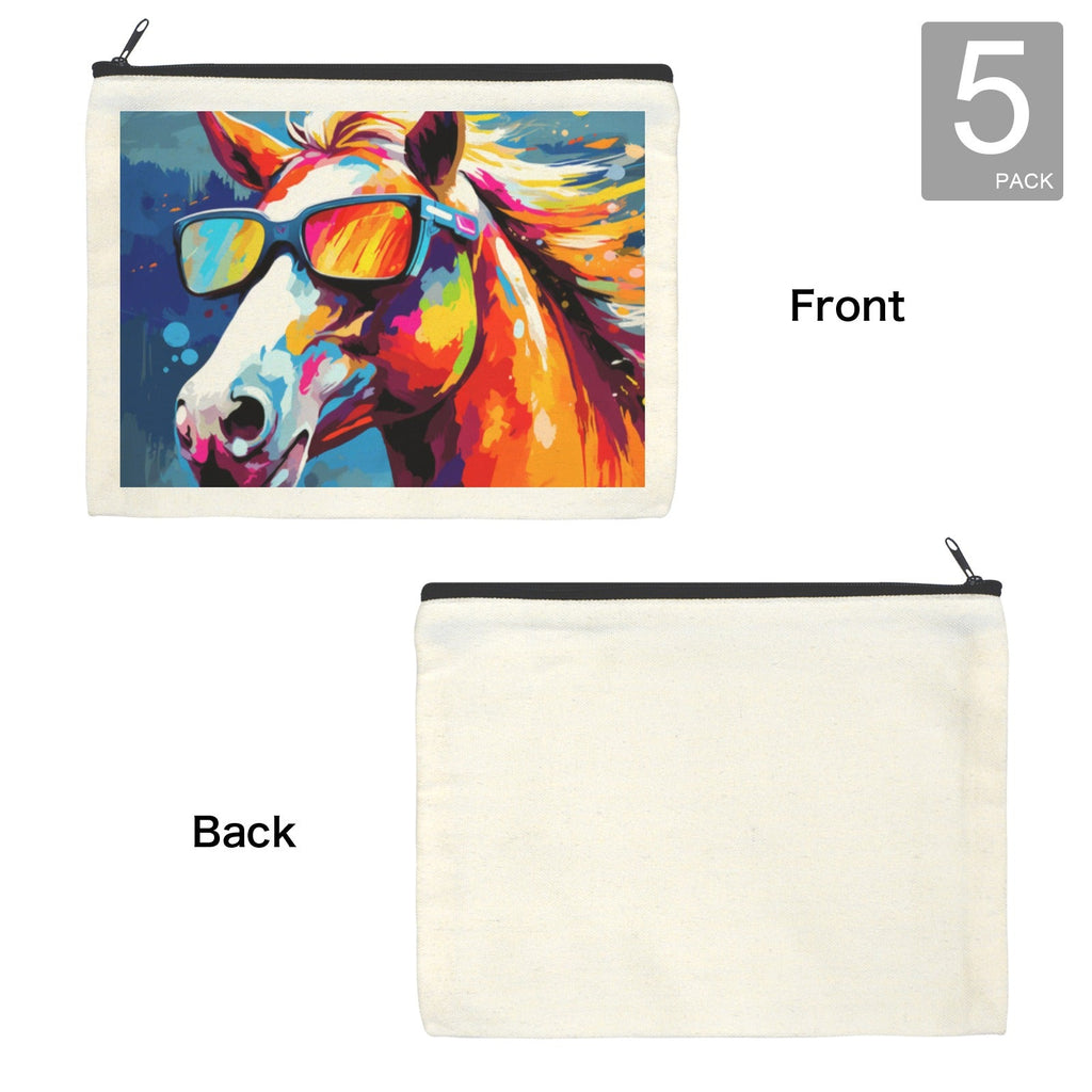 Baha Ranch Cool Horse Cosmetic Bag Pack of 5 Made in America by Baha Ranch Western Wear - product image 4