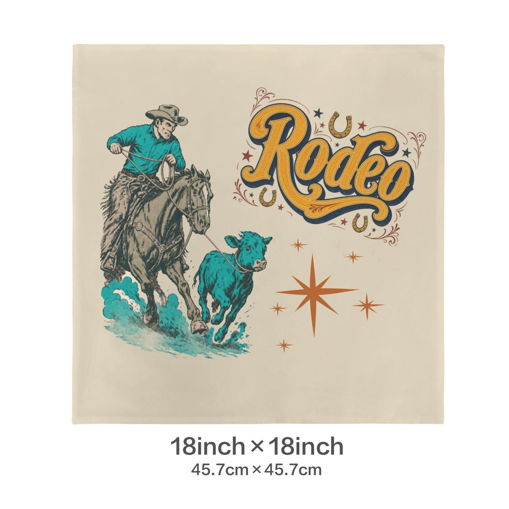Baha Ranch The Last Roundup Throw Pillow Cover Made in America by Baha Ranch Western Wear - product image 2