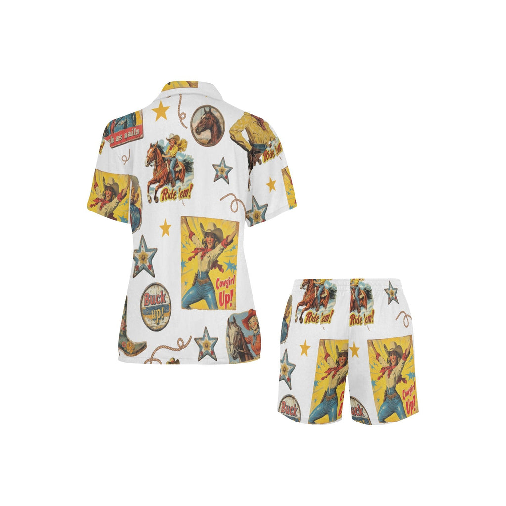 Baha Ranch Vintage Cowgirl Collage Pajama Set by Baha Ranch Western Wear - product image 4