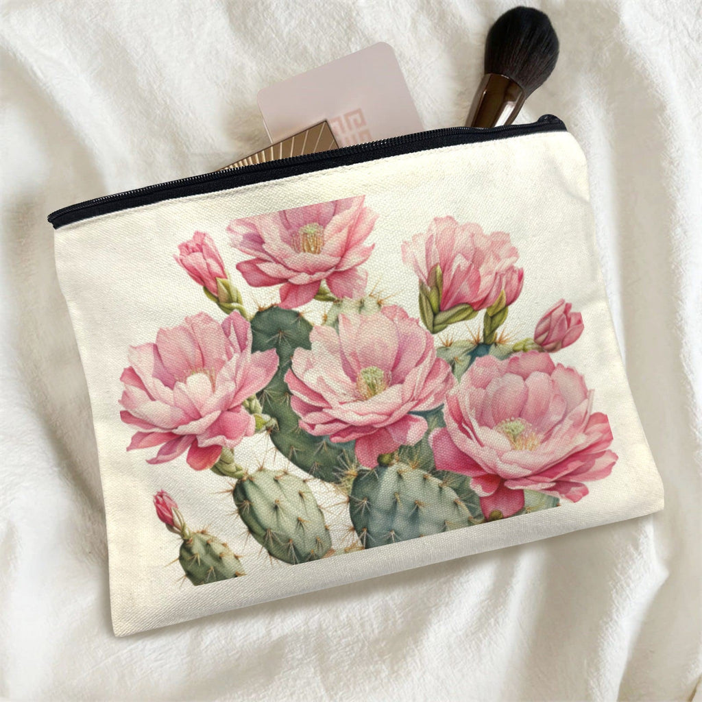 Baha Ranch Cactus Flower Cosmetic Bag Pack of 5 Made in America by Baha Ranch Western Wear