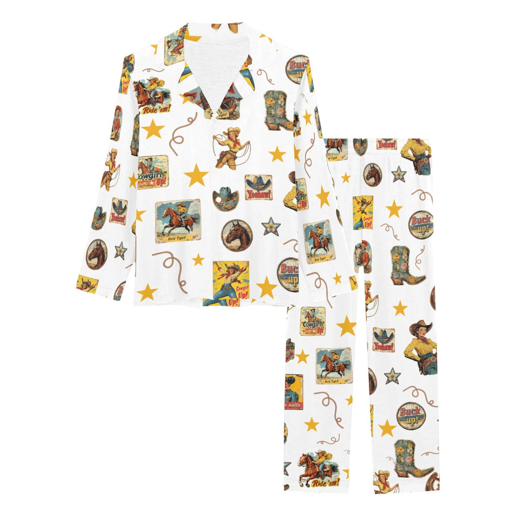 Baha Ranch Vintage Cowgirl Collage Pajama set by Baha Ranch Western Wear - product image 3