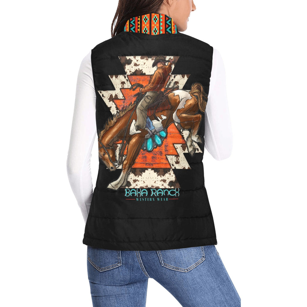 Baha Ranch Aztec Bronc Puffy Vest by Baha Ranch Western Wear - product image 3