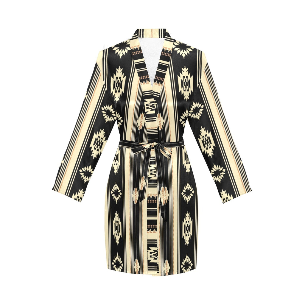 Baha Ranch Colores de Mexico Santa Fe Aztec Satin Robe by Baha Ranch Western Wear - product image 3