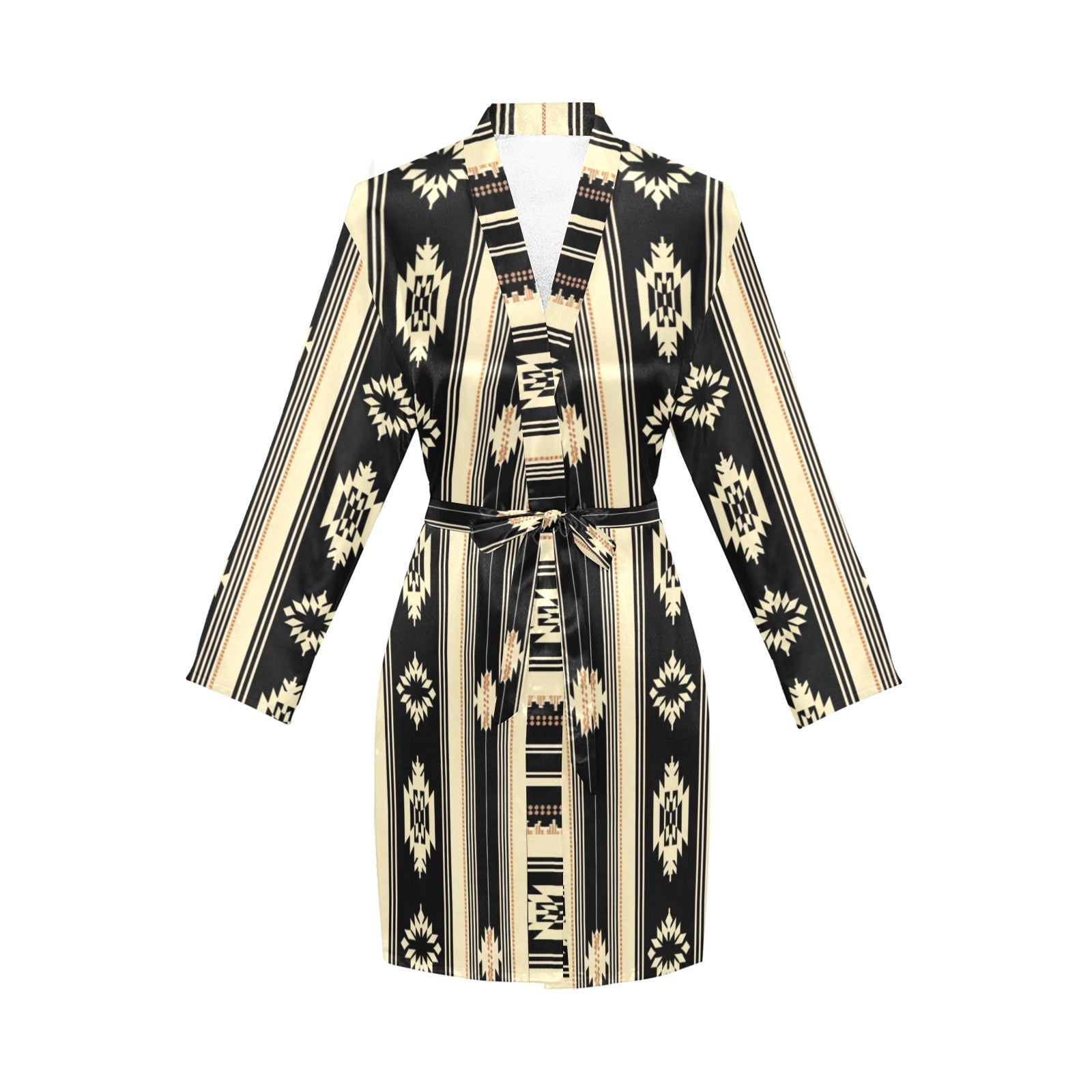 Baha Ranch Colores de Mexico Santa Fe Aztec Satin Robe by Baha Ranch Western Wear - product image 3