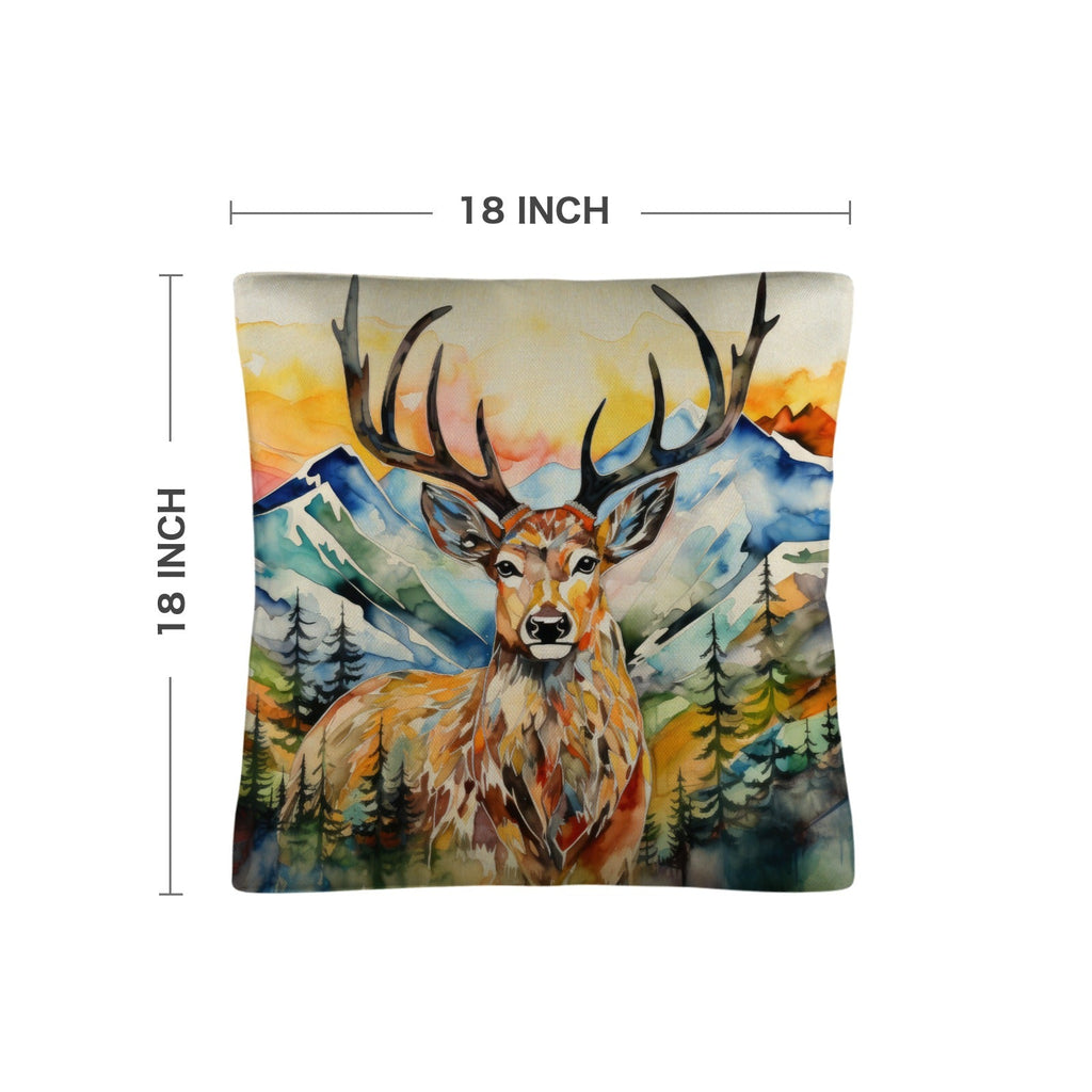 Baha Ranch Watercolor Buck Hunting Pillow Case Made In America by Baha Ranch Western Wear - product image 3