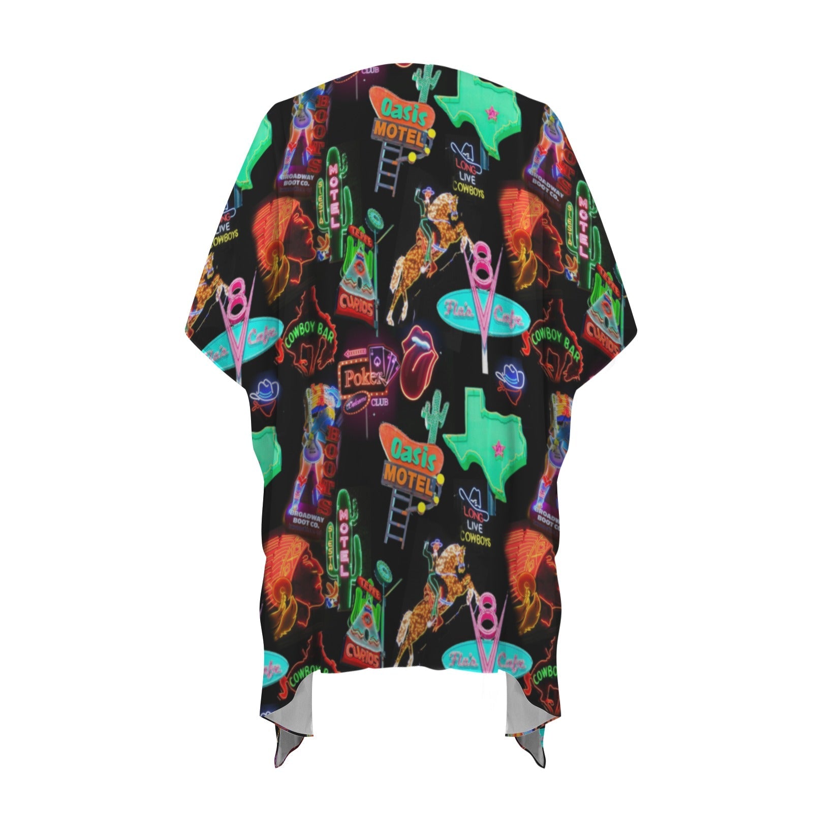 Baha Ranch Neon Vegas Duster Kimono Coverup by Baha Ranch Western Wear - product image 5