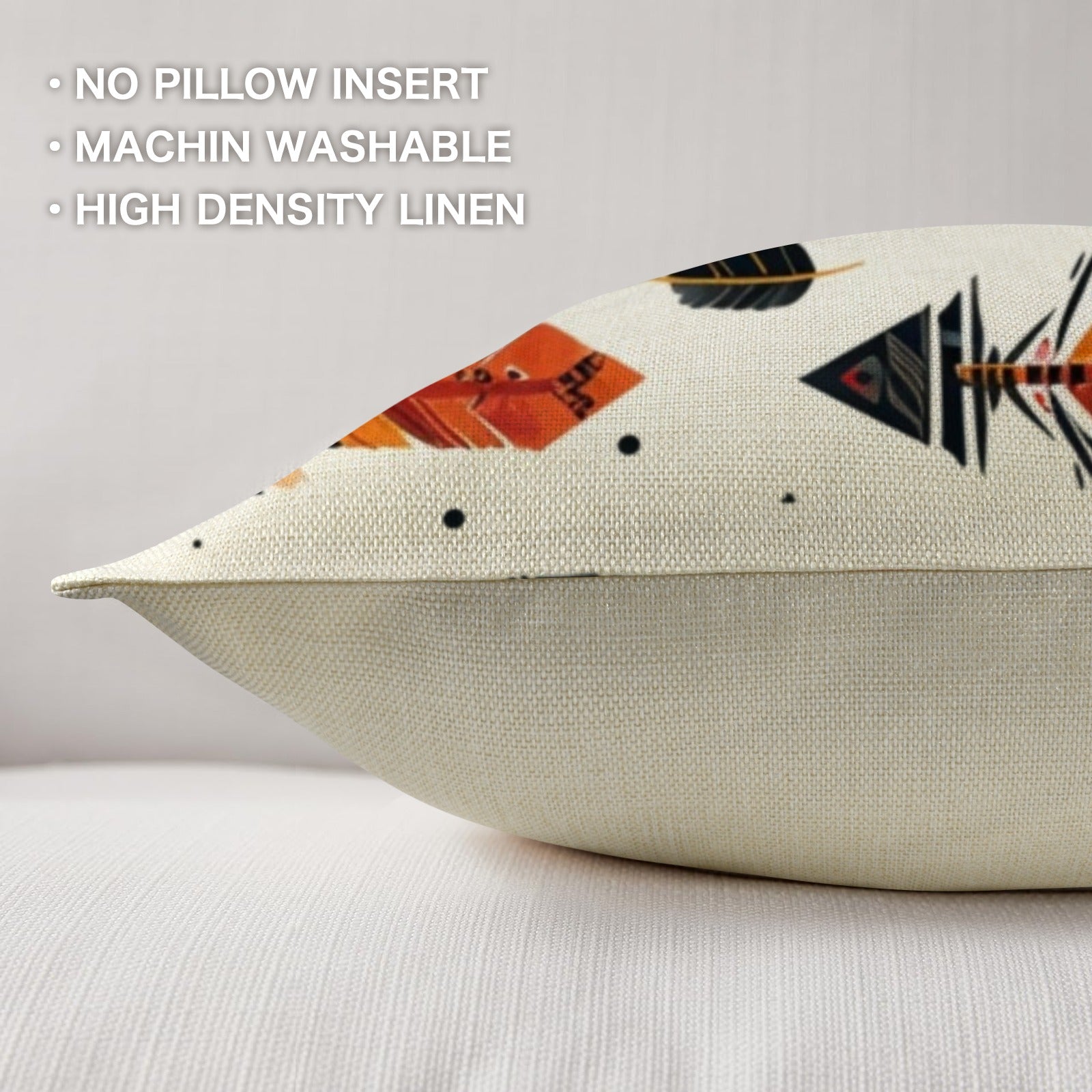 Baha Ranch Aztec Feathers Pillow Case Made in America by Baha Ranch Western Wear - product image 4