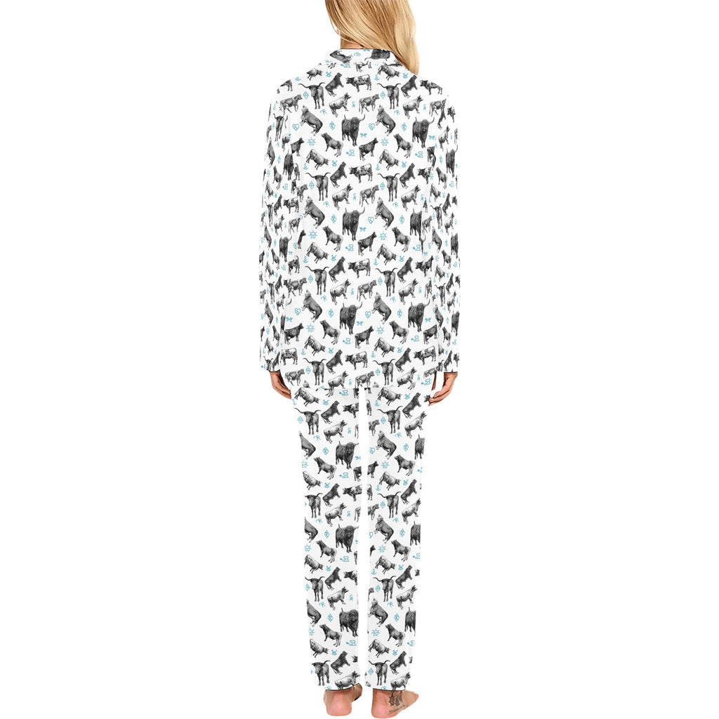 Baha Ranch Cattle and Brands Women's Western Pajama Set by Baha Ranch Western Wear - product image 2