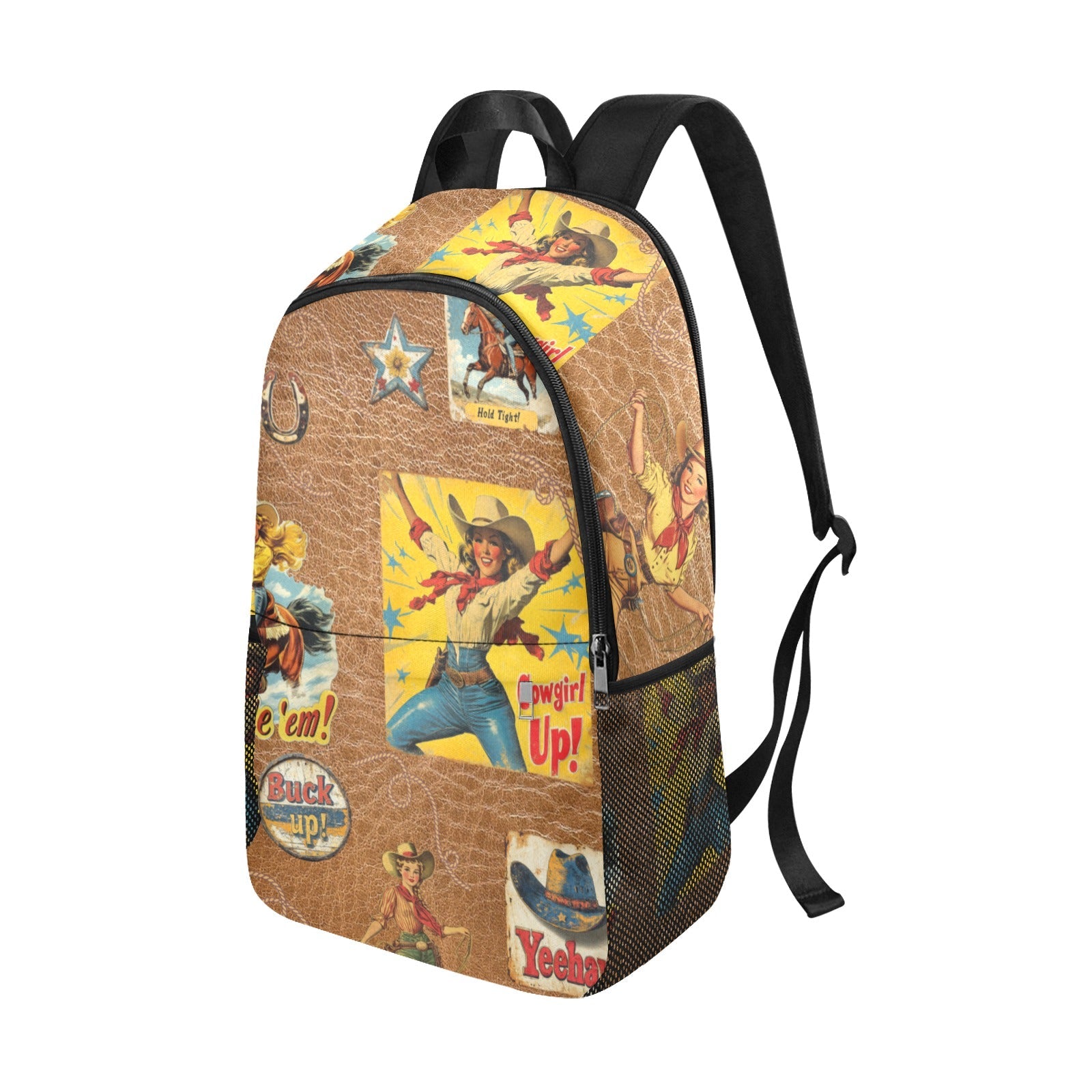 Baha Ranch Vintage Cowgirl Collage Backpack by Baha Ranch Western Wear - product image 4