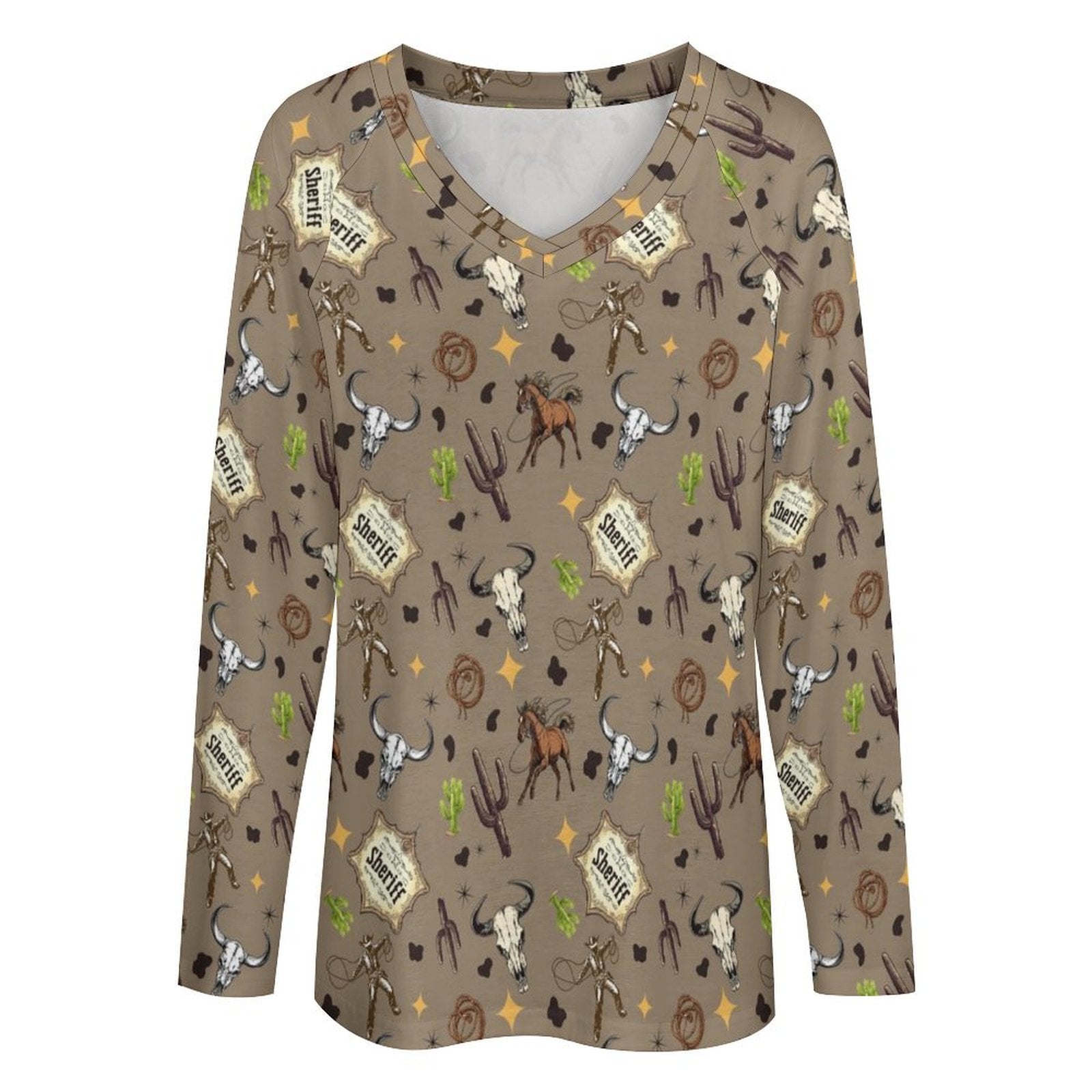 Baha Ranch Western Print Long Sleeve Top by Baha Ranch Western Wear - product image 2
