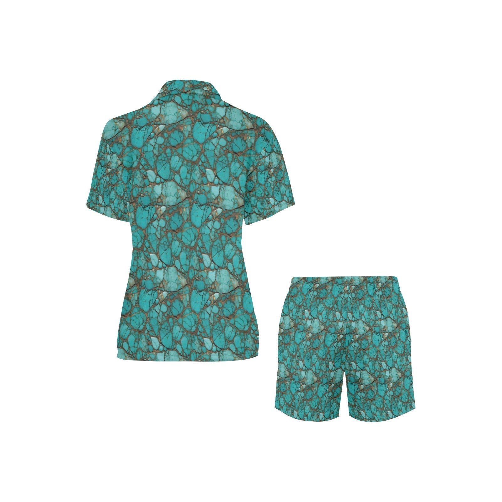 Baha Ranch All Turquoise Women's Pajama Set by Baha Ranch Western Wear - product image 4