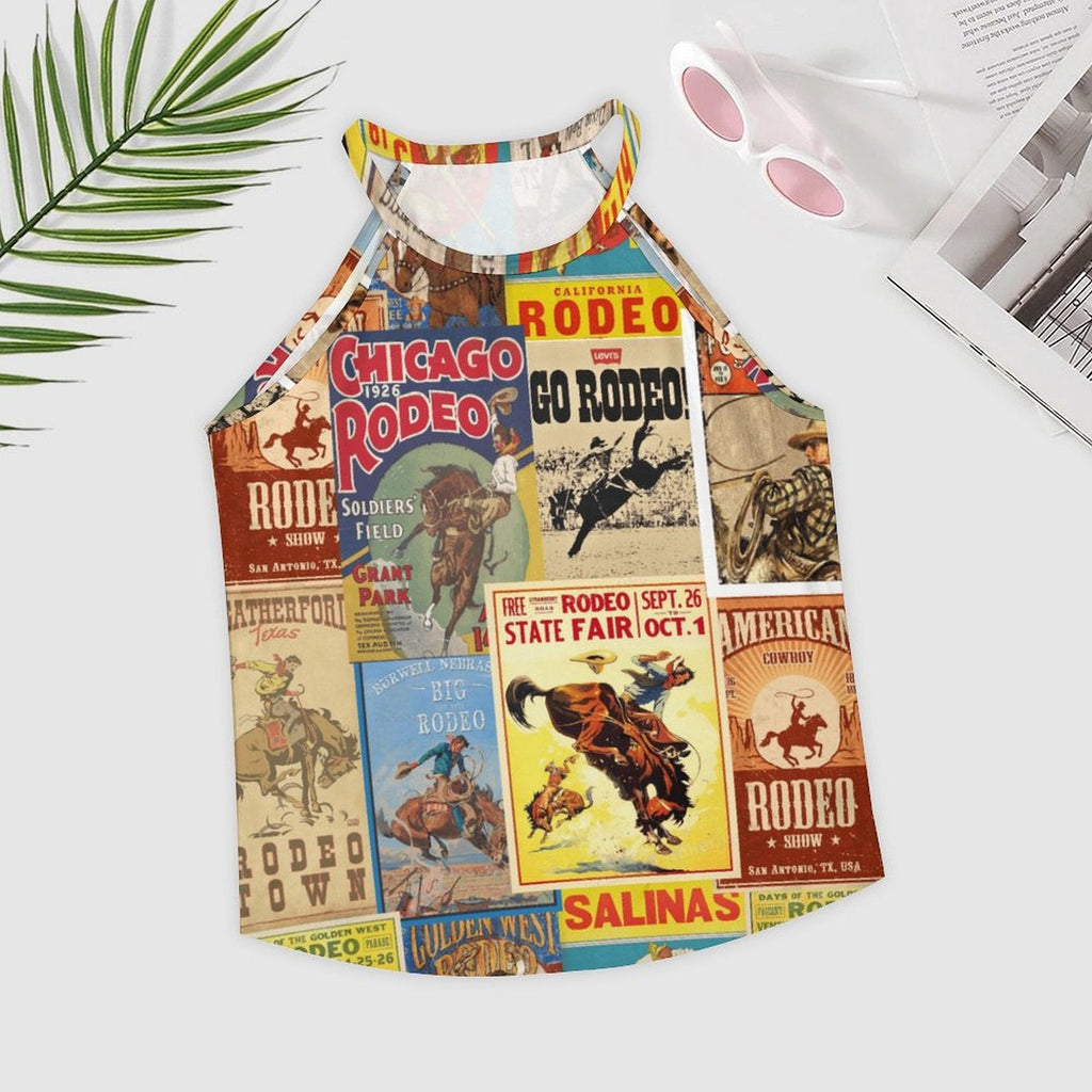 Baha Ranch Vintage Rodeo Poster Tank Top by Baha Ranch Western Wear - product image 2