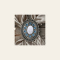 Cabochon and Crystal Wild Rag Slide #WRSCCWTAQ
