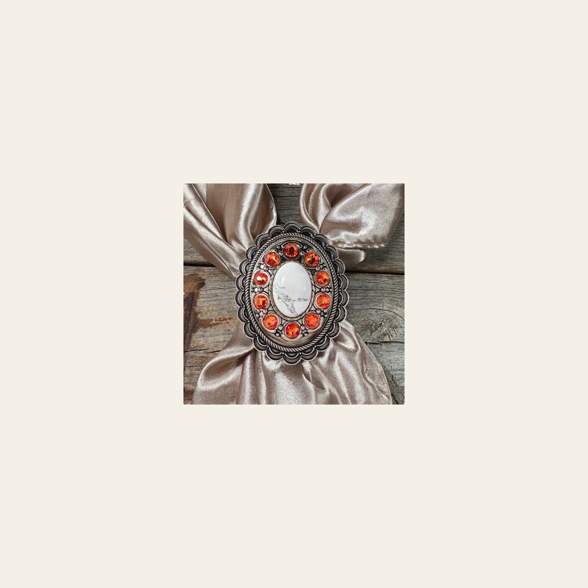 Cabochon and Crystal Wild Rag Slide #WRSCCWTFO