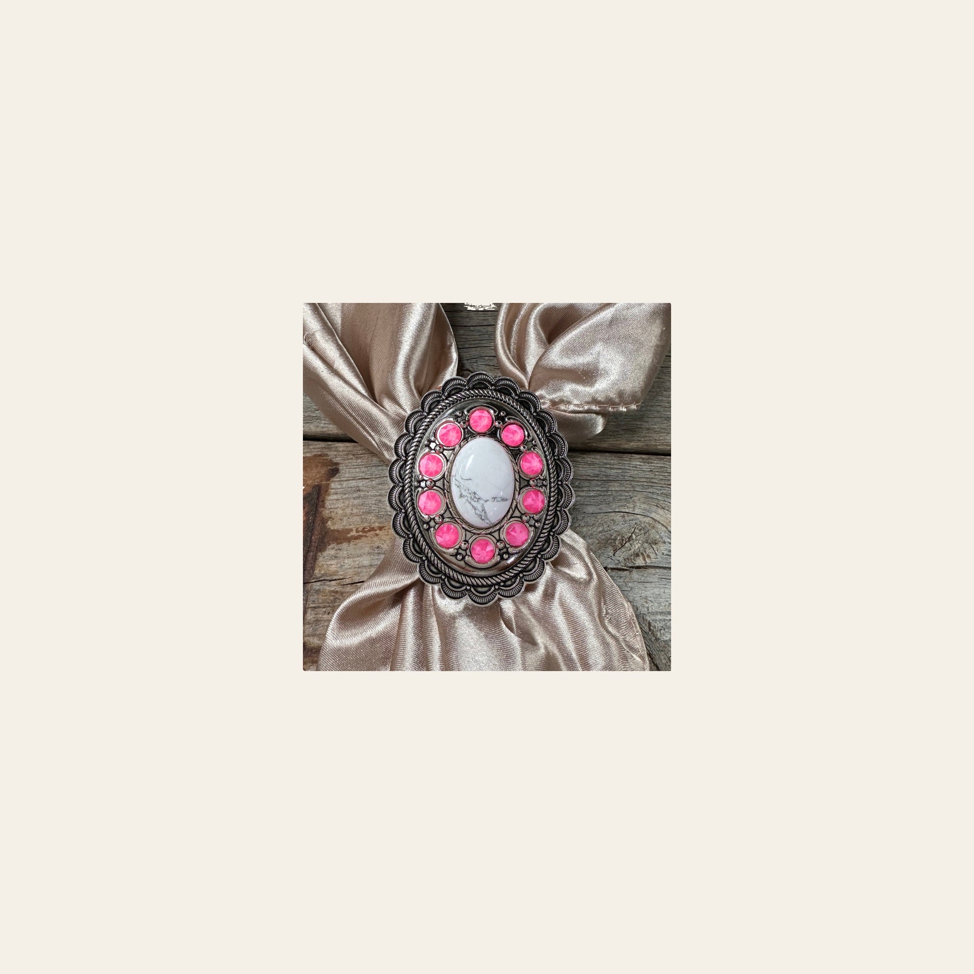 Cabochon and Crystal Wild Rag Slide #WRSCCWTNP