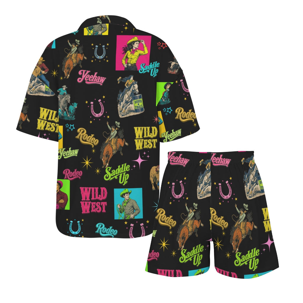 Baha Ranch The Last Roundup Short Pajama Set Made in America by Baha Ranch Western Wear - product image 6