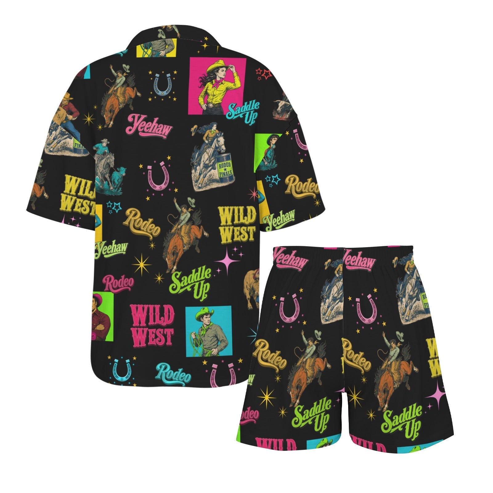 Baha Ranch The Last Roundup Short Pajama Set Made in America by Baha Ranch Western Wear - product image 6