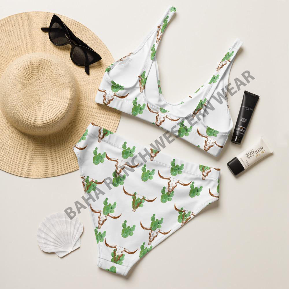 Yeehaw Cactus Bullhead Bikini by Baha Ranch Western Wear - product image 5