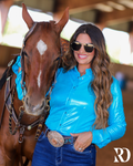 Capri Sparkle Performance Rodeo Shirt