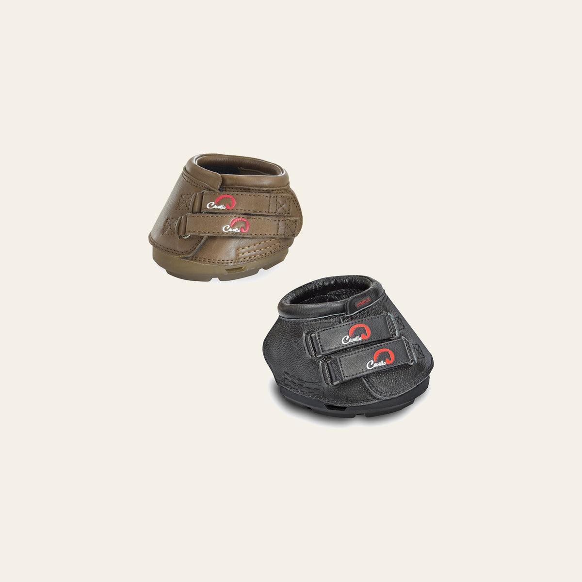cavallo Simple Regular Hoof Horse Boot Black