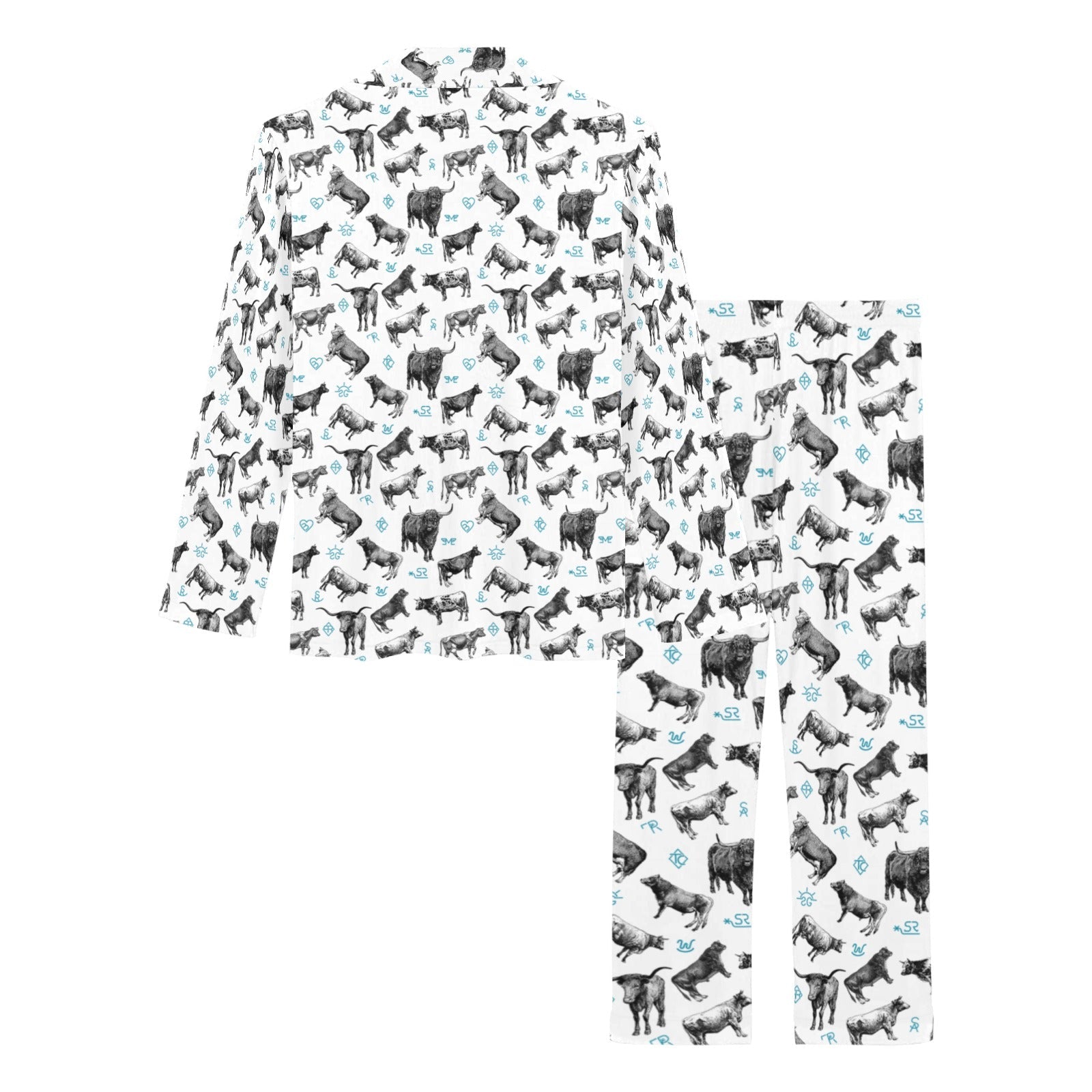 Baha Ranch Cattle and Brands Women's Western Pajama Set by Baha Ranch Western Wear - product image 4