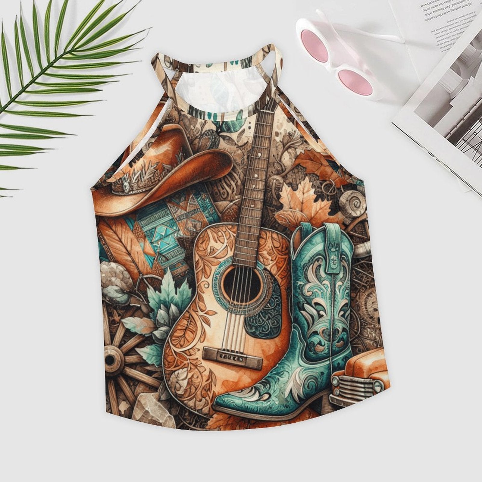 Baha Ranch Country Music Collage Western Tank Top by Baha Ranch Western Wear - product image 2