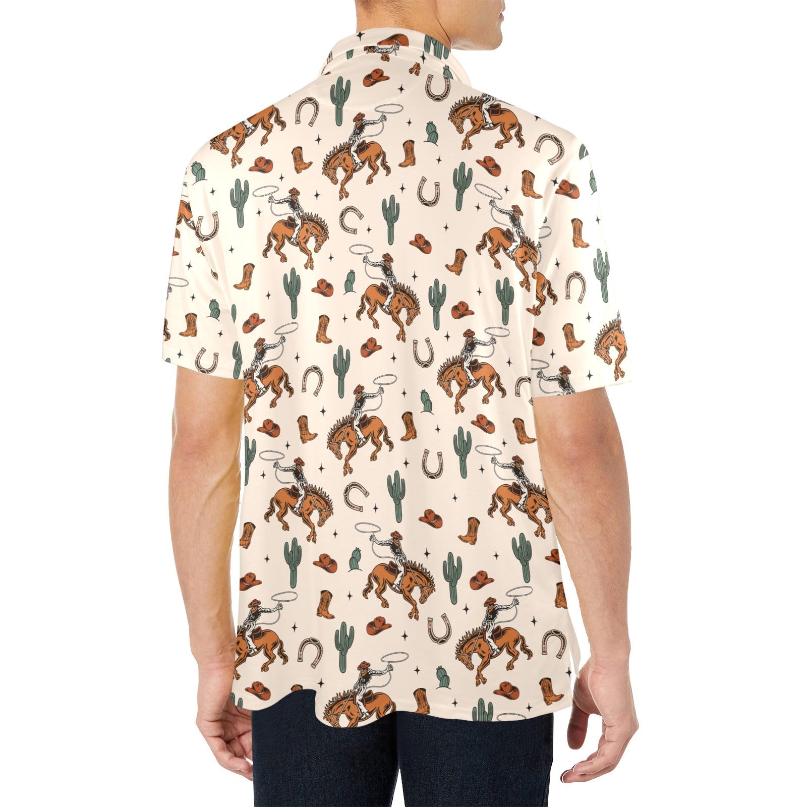 Baha Ranch Rodeo Cowboy Western Polo Style Shirt by Baha Ranch Western Wear - product image 4