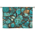 Baha Ranch Turquoise Window Curtains 28"x40" (2-Piece) Made in America by Baha Ranch Western Wear - product image 2