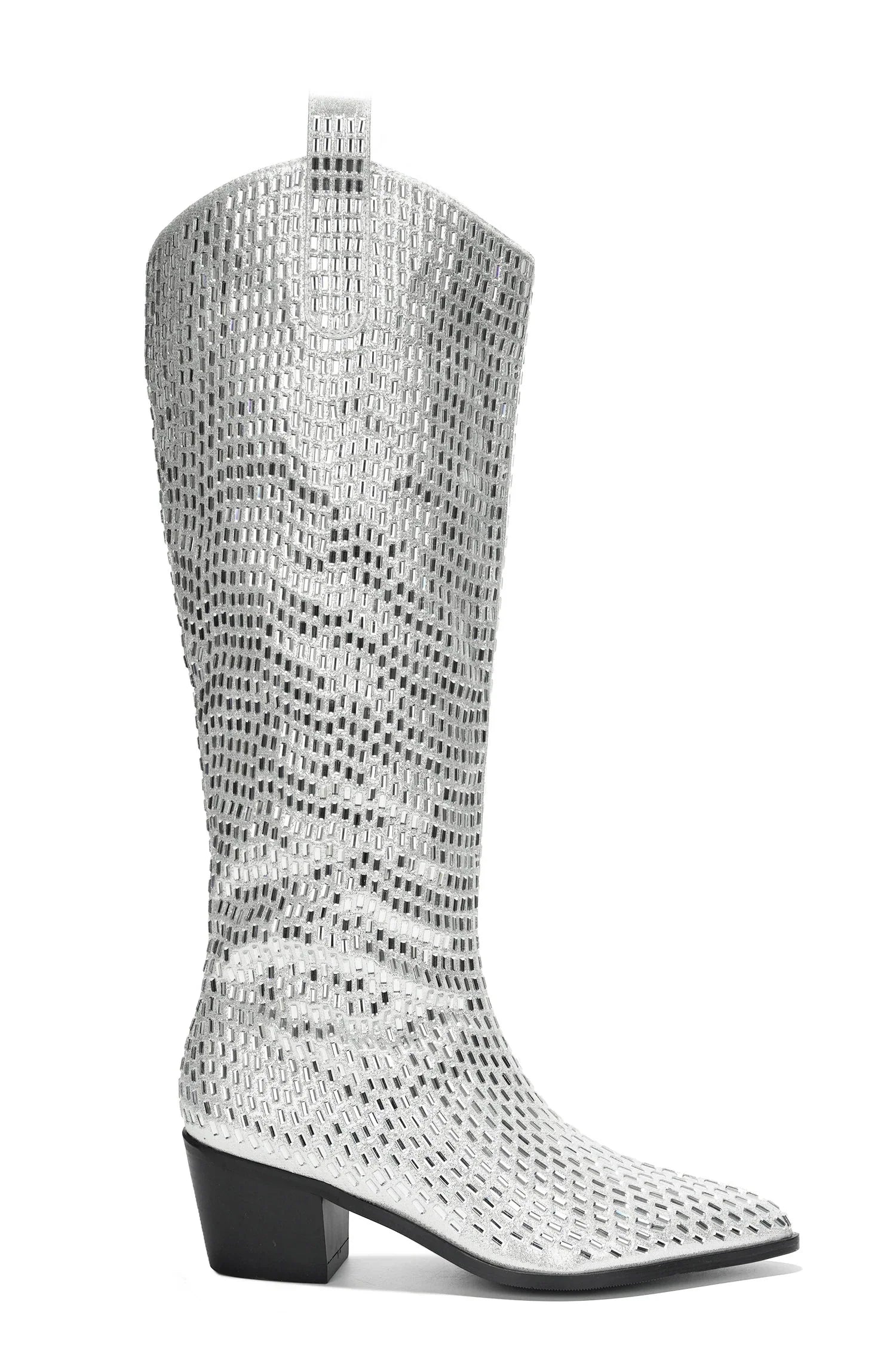 Blazing Boots - Blue or Silver - Cowgirl Sparkle Holiday Western by Baha Ranch Western Wear - product image 7