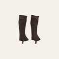 Child Medium Brown Half Suede Leather Chaps By Perris