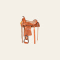 Kids Youth Children Miniature Pony Saddle Leather Pleasure Western Comfytack