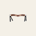 COMFYTACK Western Genuine Leather Horse Tripping Breast Collar Tack Brown Floral Carve