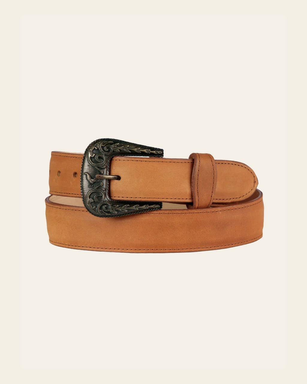 Cowboy Belt - El General - Crazy Kansa 44662 on a warm cream background
