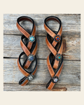 Crystal Light Oil Rustic Tie Down Keepers on a warm cream background