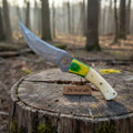 Damascus Hunting Knife 8.5” Fixed Blade