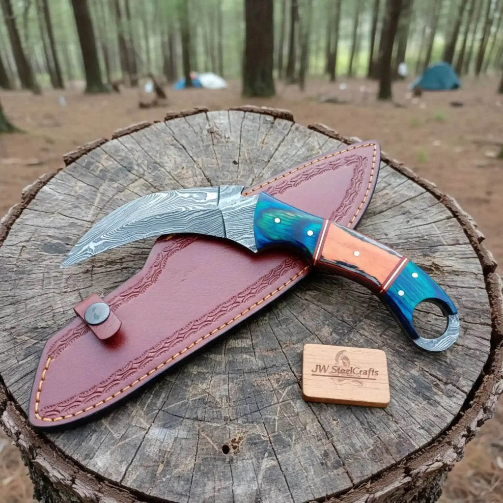 Custom made Hand forged Karambit Knife
