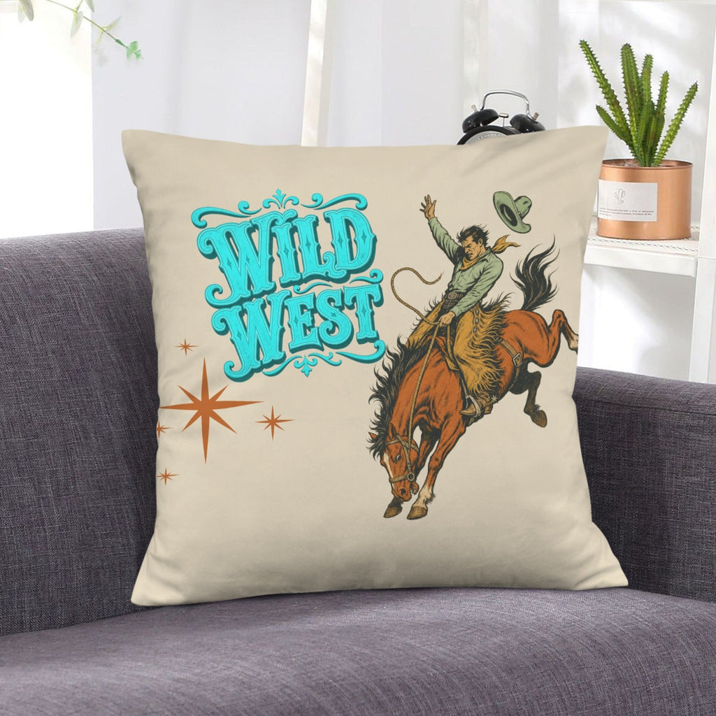 The Last Roundup Wild West Throw Pillow Cover Made in America by Baha Ranch Western Wear - product image 5