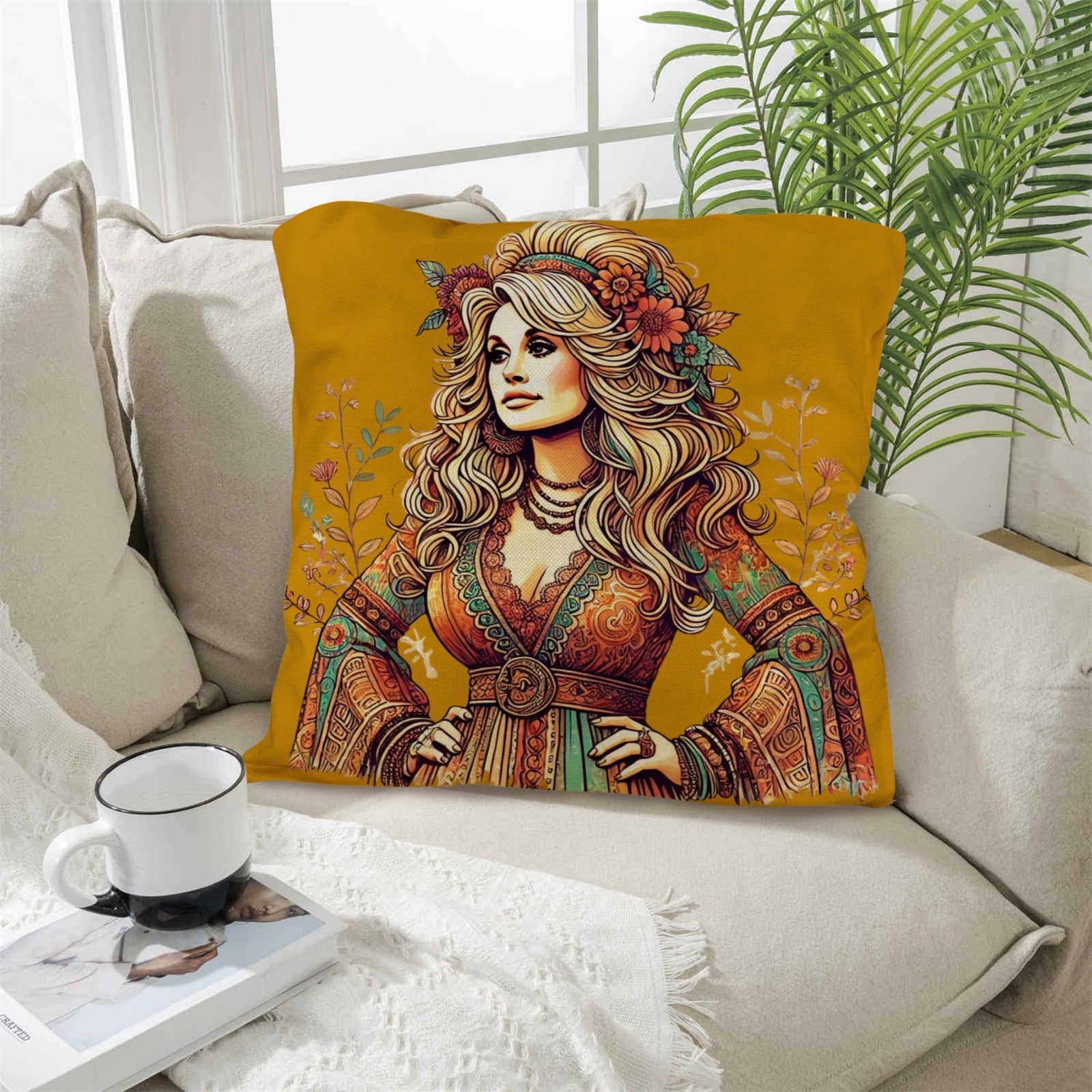 Baha Ranch Retro Dolly Pillow Case Made in America by Baha Ranch Western Wear - product image 5