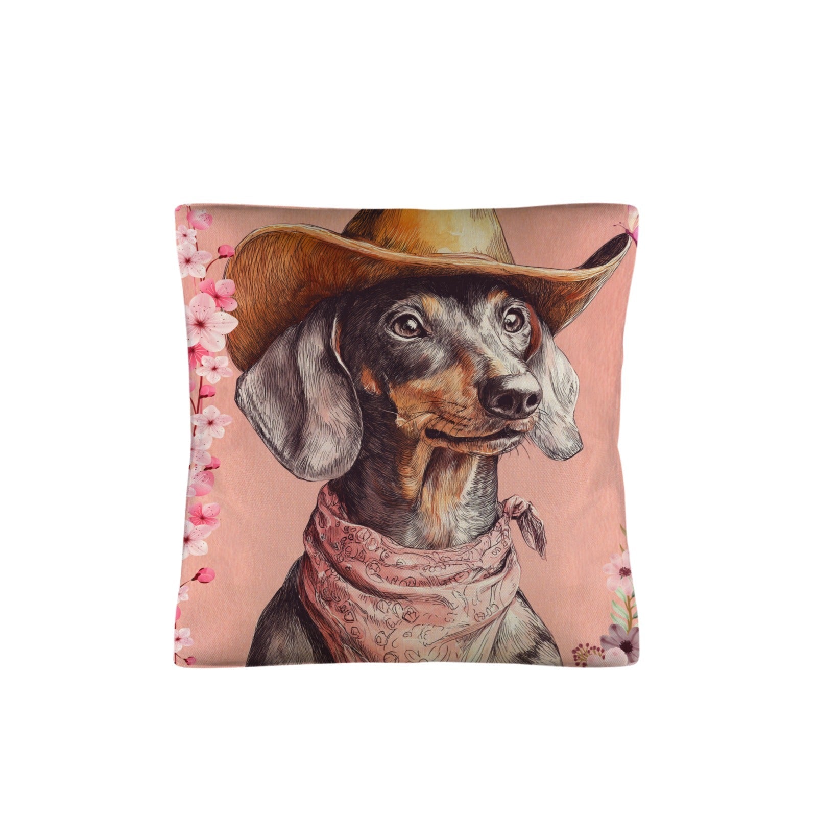 Baha Ranch Danilo Painted Dachshund Pillow Case Made in America by Baha Ranch Western Wear - product image 2
