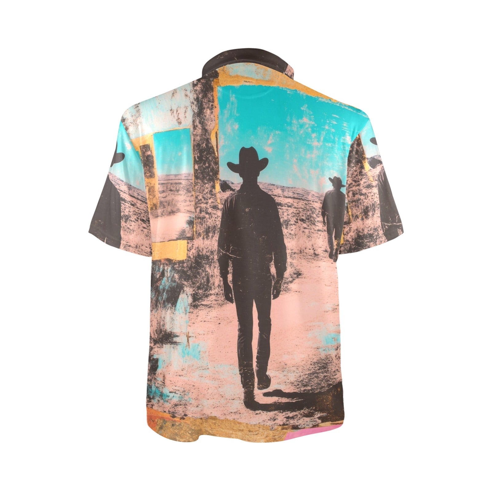 Baha Ranch Retro Pop Western Desert Cowboy Polo Shirt by Baha Ranch Western Wear - product image 5
