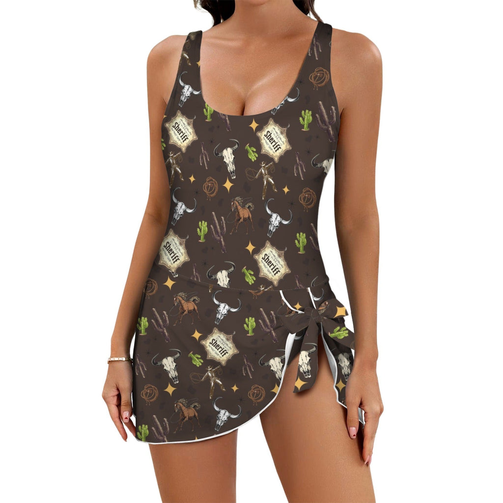 Baha Ranch Get Western Skirted Swimsuit by Baha Ranch Western Wear