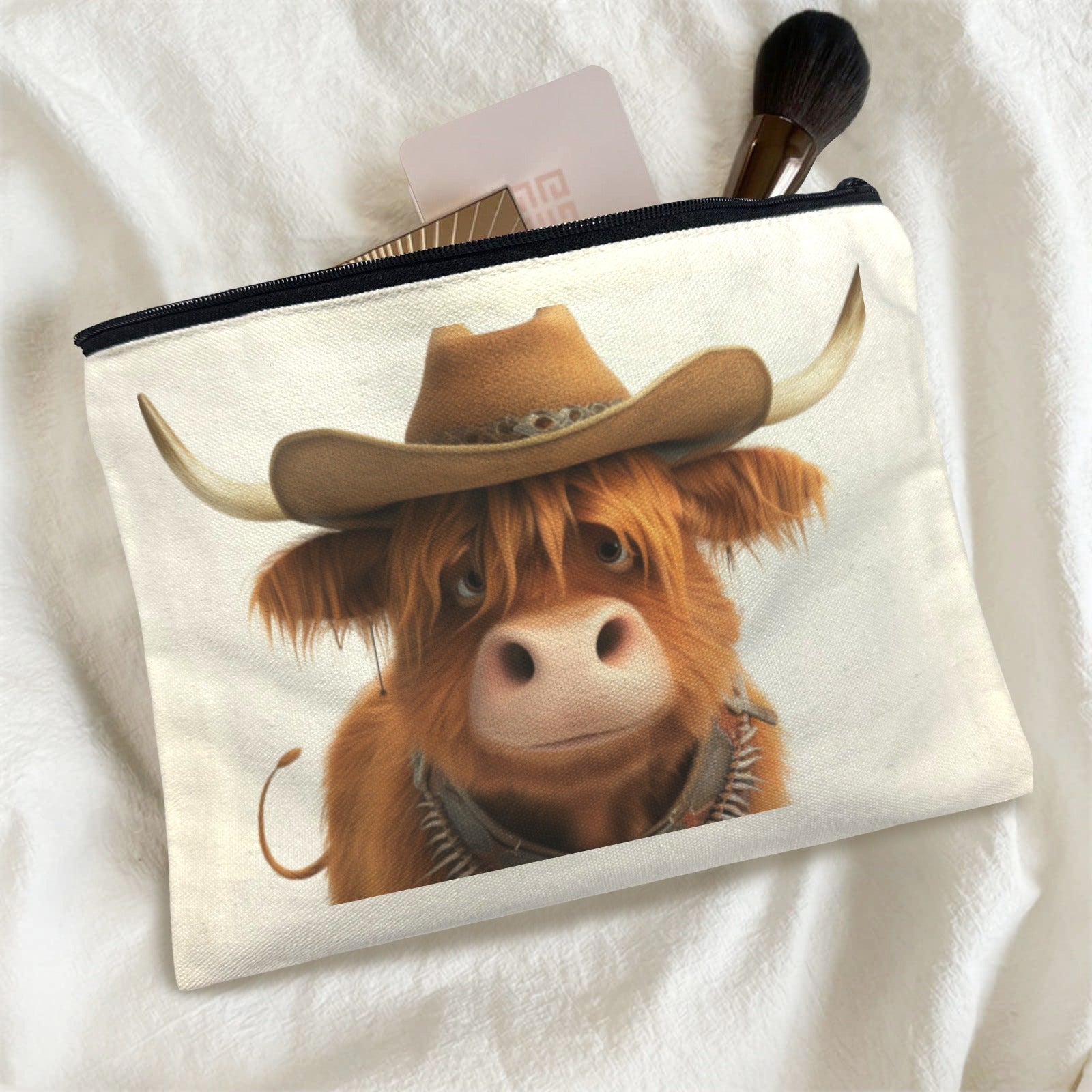Baha Ranch Cowboy Highland Cosmetic Bag Pack of 5 Made in America by Baha Ranch Western Wear